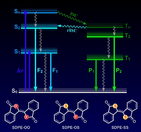 类刚性二苯乙烯特有分子骨架的高级激发态发光.jpg